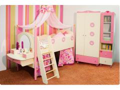Фото 1 Мебель для детской комнаты «Принцесса», г.Ижевск 2016